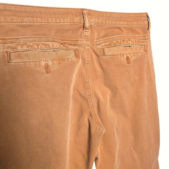 Prana Meme Khaki Chino Pants Brown Burnt Orange Size 6 Outdoors Cabincore - Picture 6 of 6